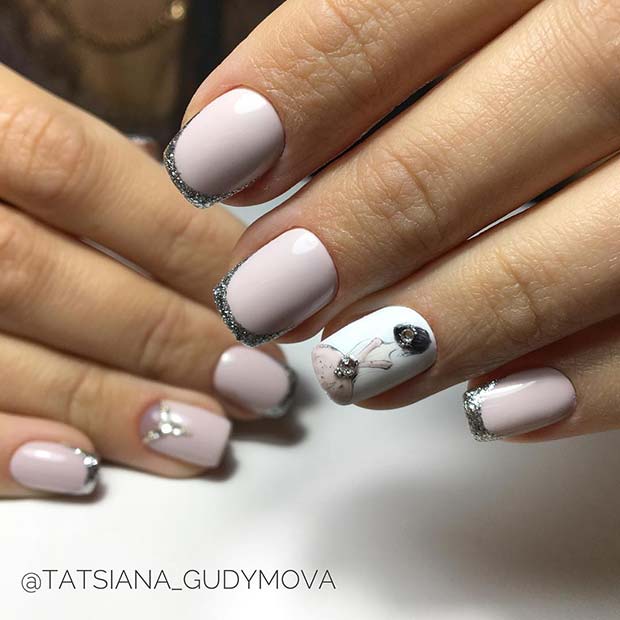 Κομψά, Γαμήλια Γαλλικά Tip Nails