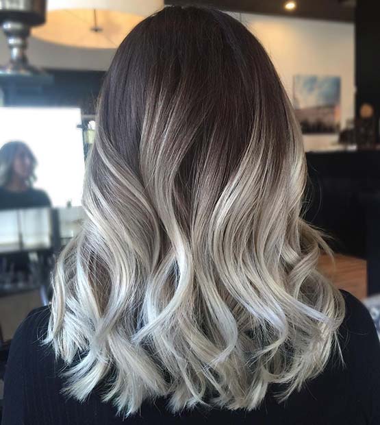 Dark to Light Ombre Lob