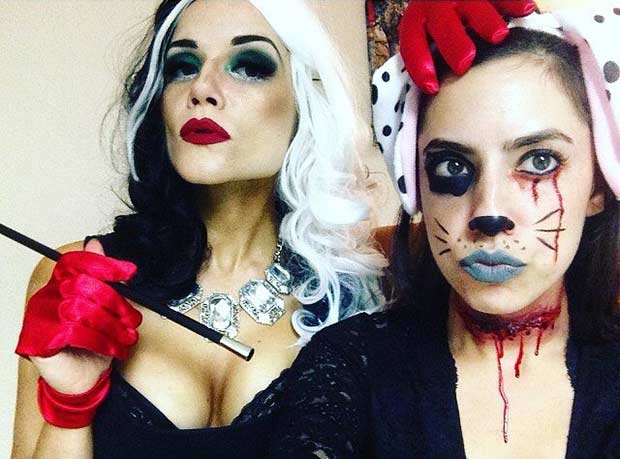 Cruella De Vil Dalmatian BFF Αποκριάτικη στολή