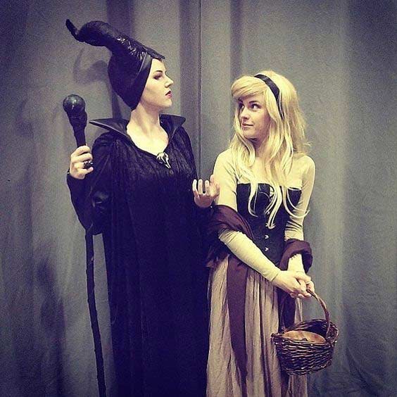 Maleficent BFF Αποκριάτικη στολή ιδέα