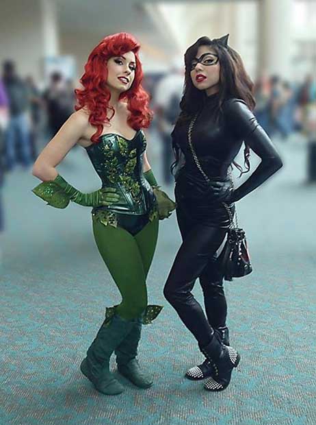 Poison Ivy Catwoman Halloween BFF Costume Idée
