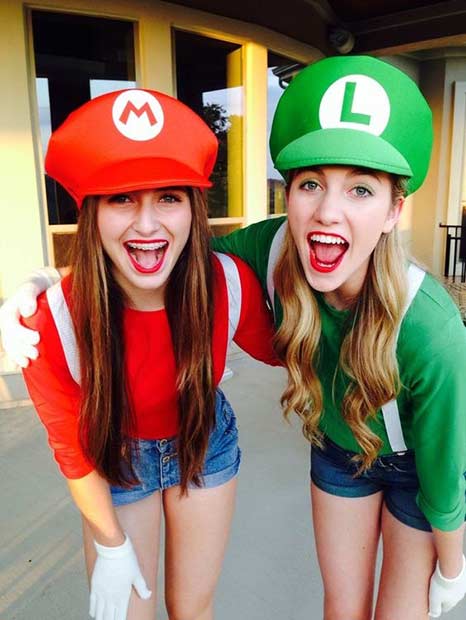 Mario Luigi BFF Costumes d'Halloween assortis