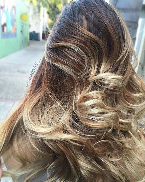 שיא תחזוקה נמוכה בלונדינית Balayage