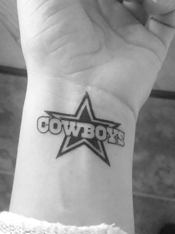 Tatouage Poignet Dallas Cowboys