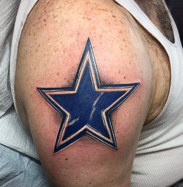 Tatouage Star Dallas Cowboys
