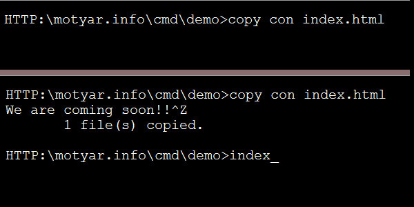 effet cmd et machine à écrire avec jquery