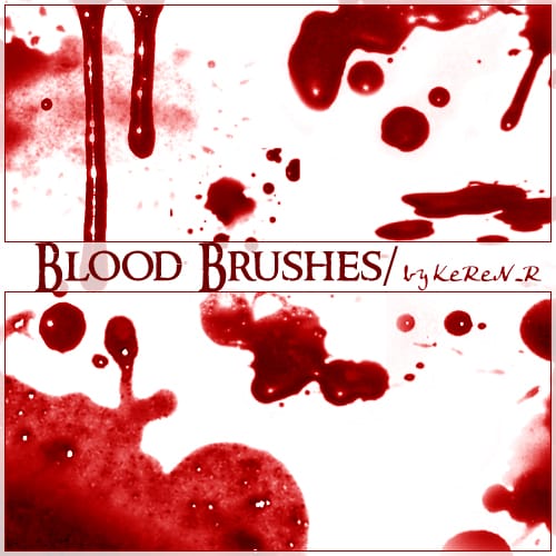 Bloody Brushes δωρεάν βούρτσες photoshop