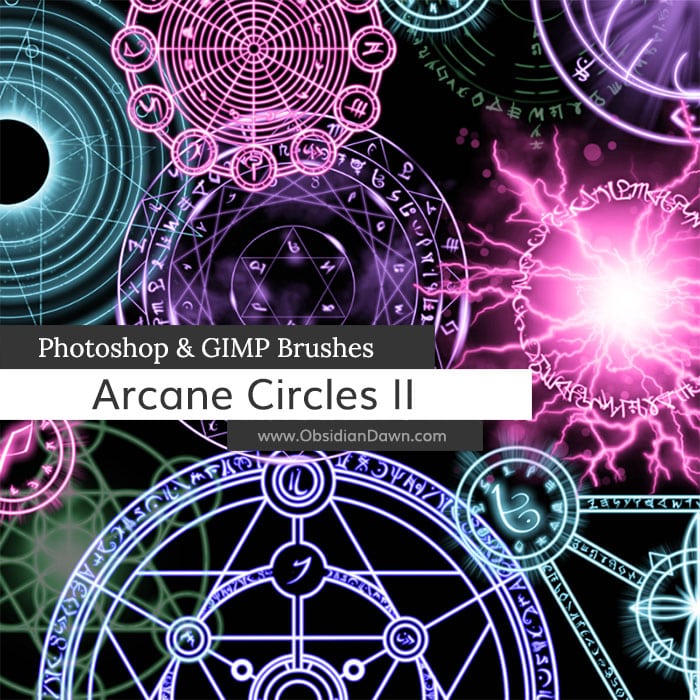 Arcane Circles Βούρτσες δωρεάν βούρτσες Photoshop