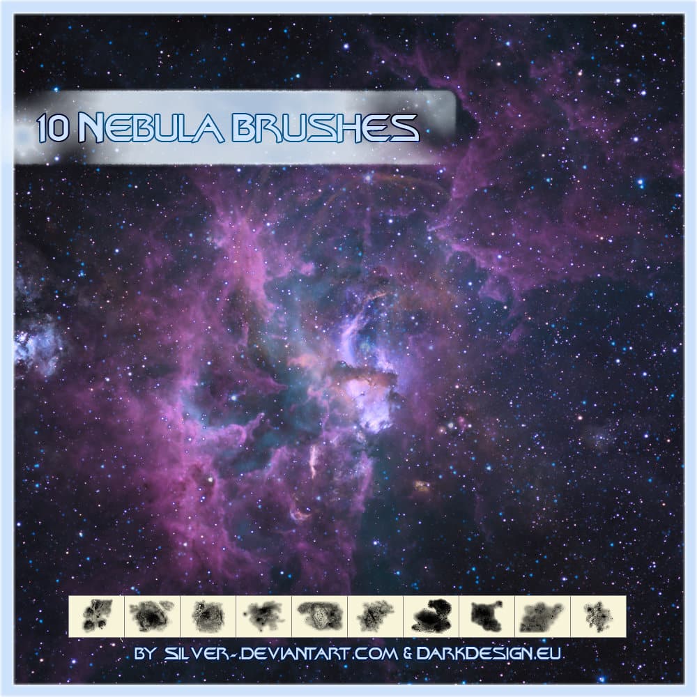 Nebula Brushes δωρεάν βούρτσες Photoshop