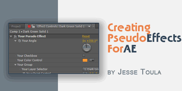 Création de pseudo-effets pour After Effects