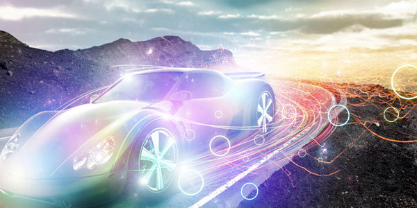 Créez une scène de voiture en excès de vitesse avec des effets de lumière dans Photoshop