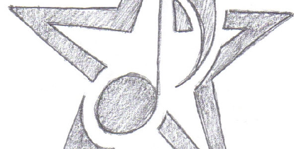 Note de musique étoile tatouage
