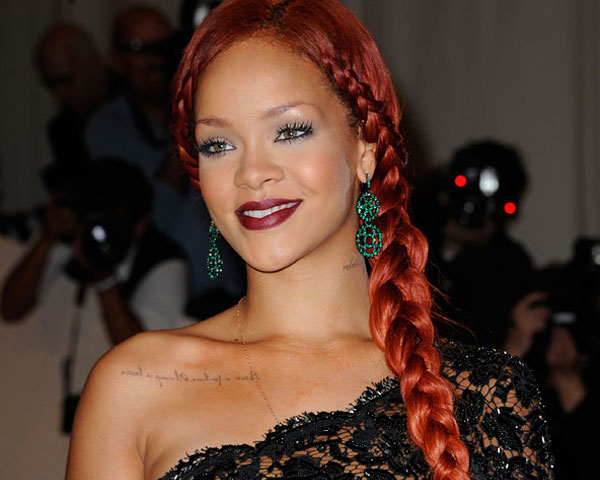 Rihanna Braided Hair