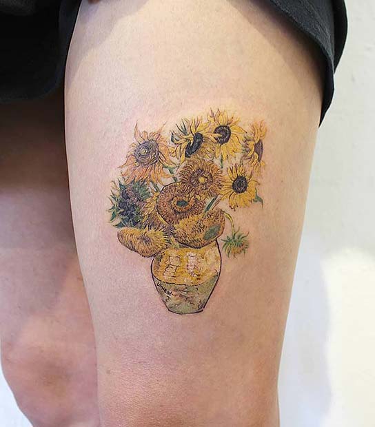 Idée de tatouage inspirée de Vincent Van Gogh