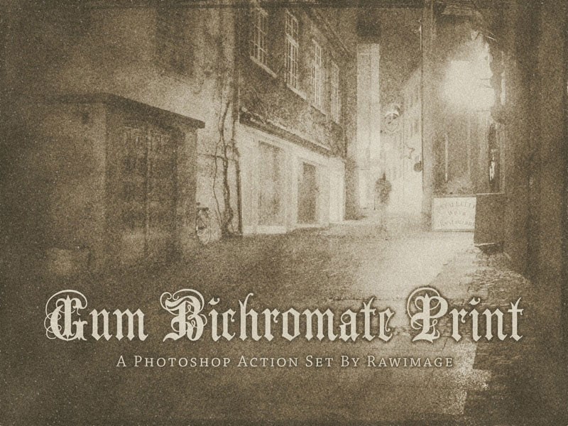 gum_bichromate_print_by_rawimage action photoshop