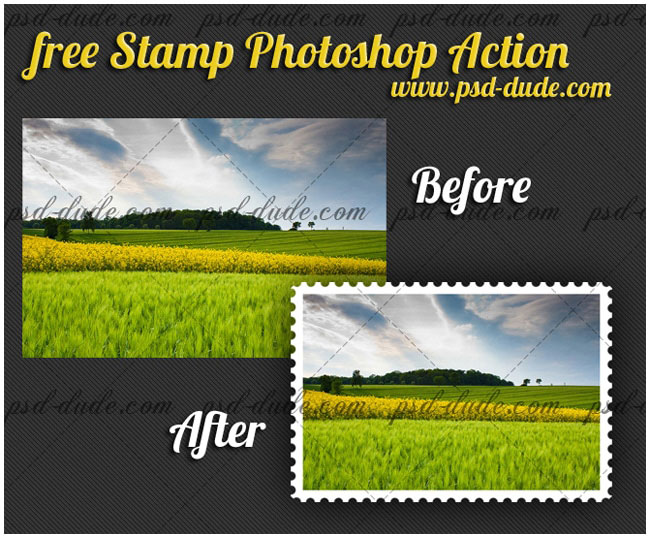 timbre photoshop action