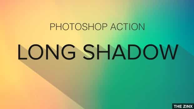 Action photoshop longue ombre