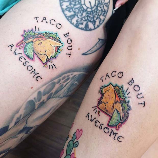 Αστεία τατουάζ Taco