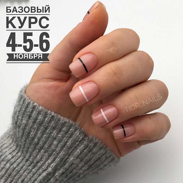 Chic Line Nail Art