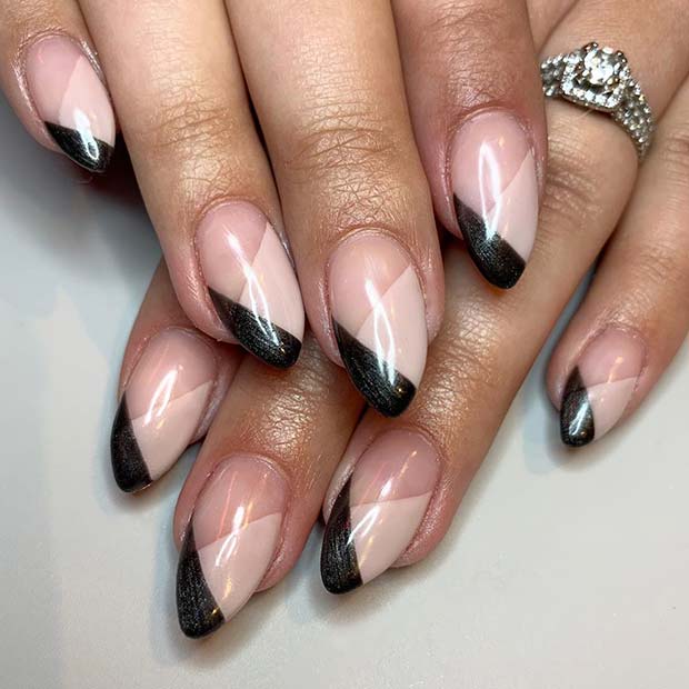 Mani géométrique chic