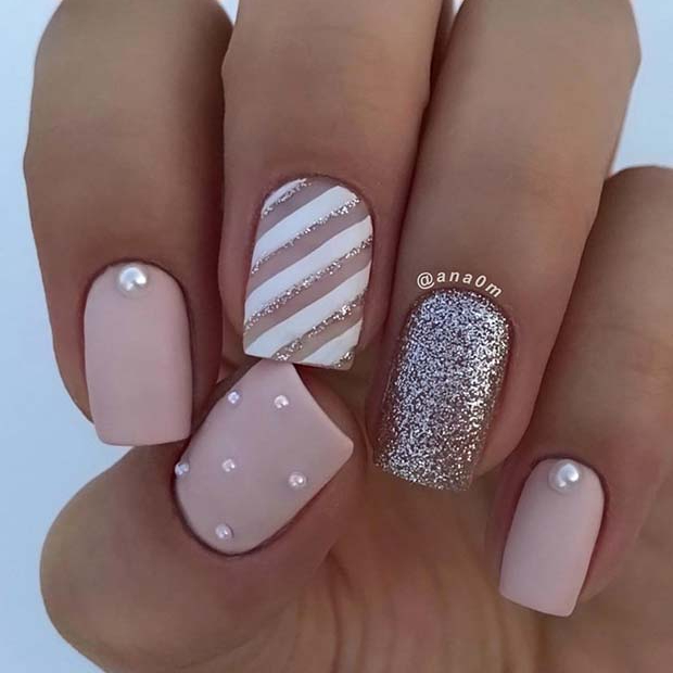 Design élégant des ongles mats