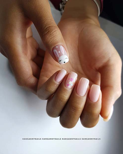 Ongles de lapin adorables