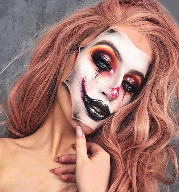 Maquillage Halloween Clown Illusion