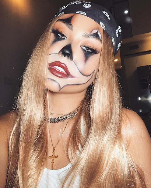 Maquillage Clown Chola Simple