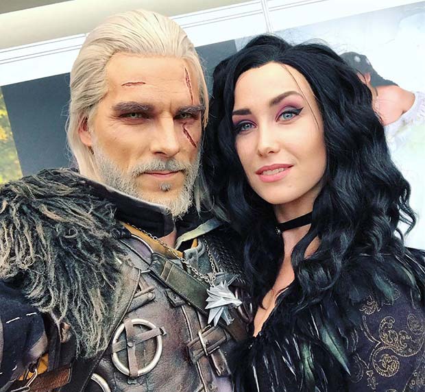 Costumes d'Halloween de Geralt et Yennefer