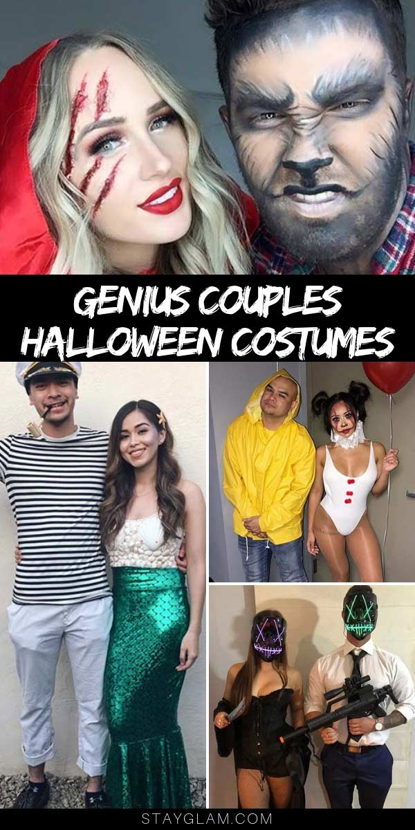 Costumes d'Halloween pour couples de génie
