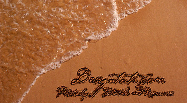 Δημιουργήστε ένα εφέ Written in the Sand Text Effect στο Photoshop