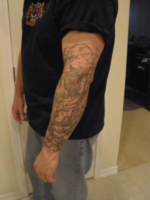 Side Sleeve Tattoo