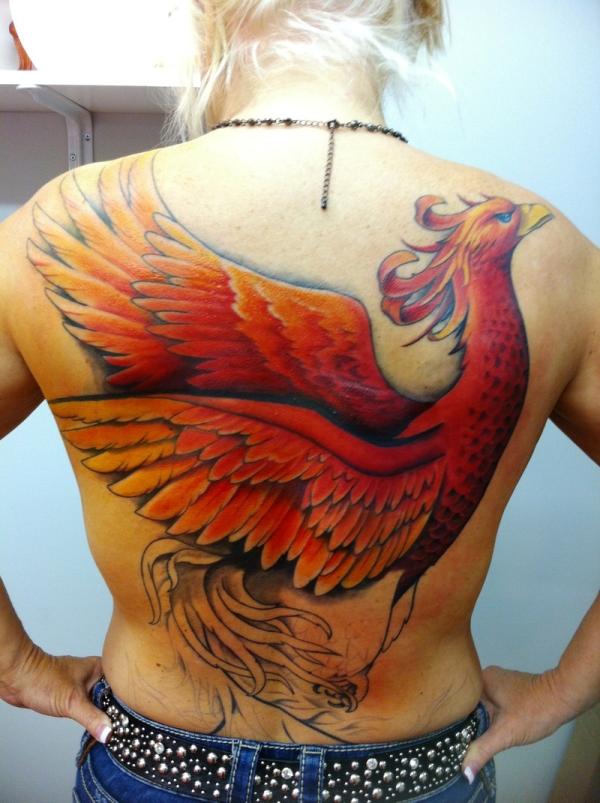 Phoenix Bird Tattoo