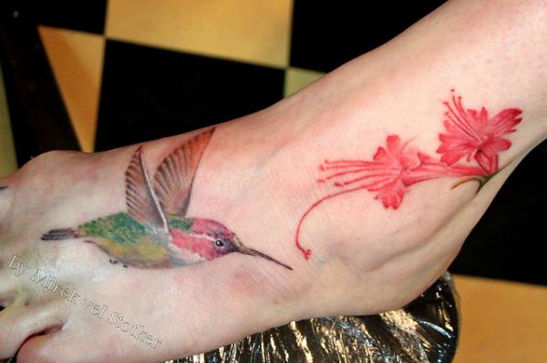 Cool Hummingbird Tattoo