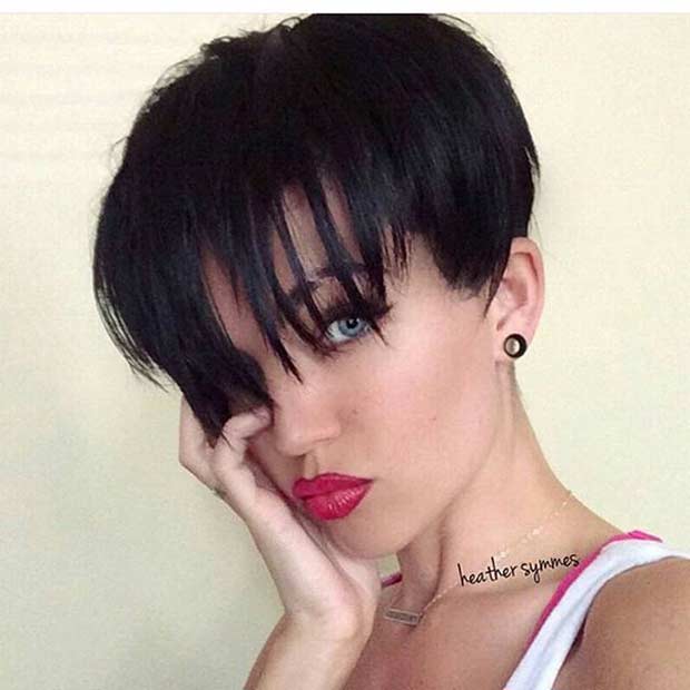 פוני ארוך Pixie Cut