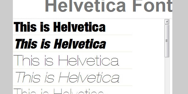 helvetica