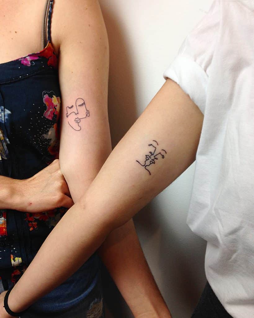 Handpoke Matching DIY TATTOO