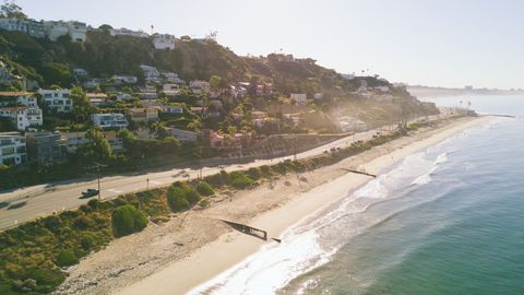 maisons en bord de mer à malibu, ca