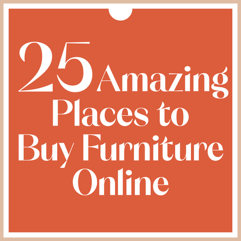 25 מקומות מדהימים לרכישת רהיטים באינטרנט