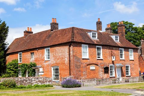 angleterre, hampshire, chawton, maison et musée de jane austen