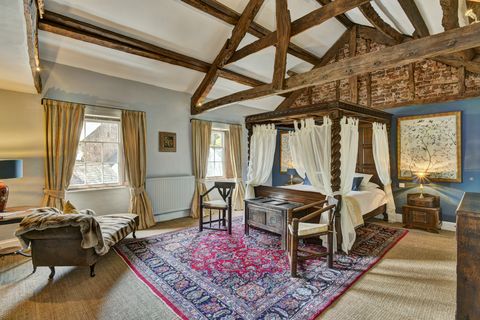 propriété géorgienne avec vue sur le château de Dunster à vendre à Somerset