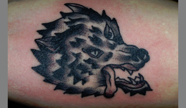 Τατουάζ Dark Wolf