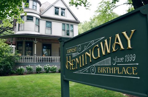 Musée de la maison natale d'ernest hemingway à Oak Park en illinois