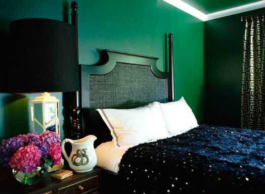 зелена спалня