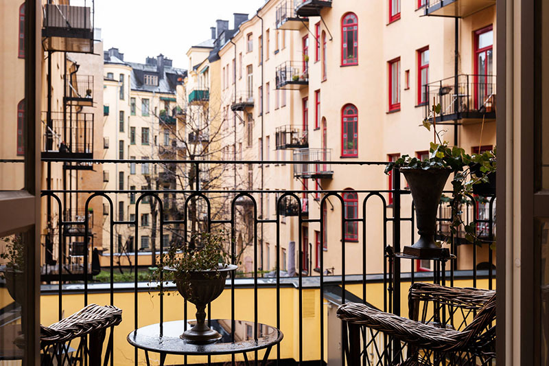 апартаменти в Стокхолм с интериор
