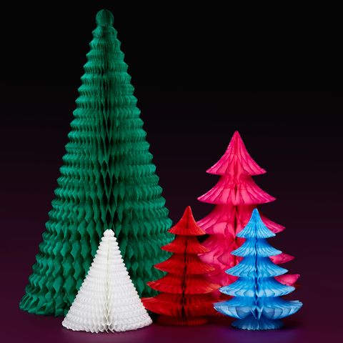 χριστουγεννιάτικα δέντρα από χαρτί