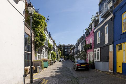 la propriété sur les écueils « l'amour en fait » à notting hill est à vendre