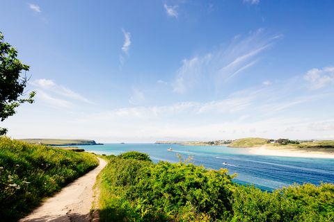 η εκβολή της καμήλας κοντά στο padstow, Κορνουάλη