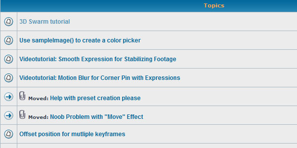 Tutoriels d'expressions