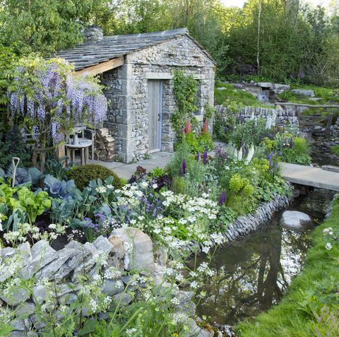 καλωσορίσατε στον κήπο του Γιορκσάιρ που σχεδιάστηκε από τον Μαρκ Γκρέγκορι, χτισμένος από σύμβουλους Landform Chelsea Flower 2018